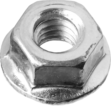 Гайка DIN 6923 с фланцем, M12, 5 кг, кл. пр. 8, оцинкованная, ЗУБР — Официальный партнер ЗУБР в России