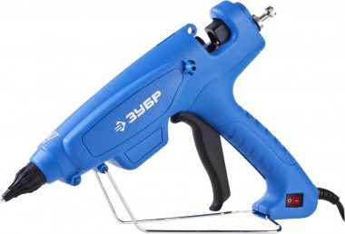 Пистолет ЗУБР клеевой (термоклеящий), эл, эргоном рукоятка, выключатель на рукоятке, рабоч темп 193град, d=12мм, 180Вт, 06851-120-12_z02 — Официальный партнер ЗУБР в России