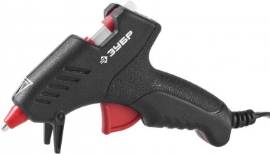 Пистолет ЗУБР &quot;МАСТЕР&quot; клеевой (термоклеящий), эл, эргоном рукоятка, рабоч темп 165град, d=8мм, 10Вт, 06850-10-08_z02 — Официальный партнер ЗУБР в России