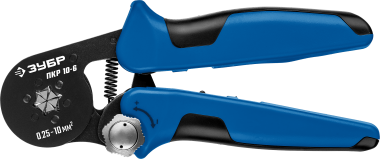 ПКР-10-6 пресс-клещи для втулочных наконечников, 0.25-10 мм.кв, ЗУБР серия «ПРОФЕССИОНАЛ» 22678 — Официальный партнер ЗУБР в России