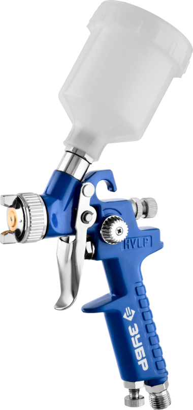 Краскопульт пневматический ЗУБР &quot;ПРОФЕССИОНАЛ&quot; &quot;ПРО 150 Мини&quot;, HVLP, c верхним бачком, 0,8мм — Официальный партнер ЗУБР в России