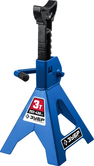 Подставка страховочная усиленная ЗУБР T50 3 т, 292-430 мм, серии Профессионал 43065-3_z01 — Официальный партнер ЗУБР в России