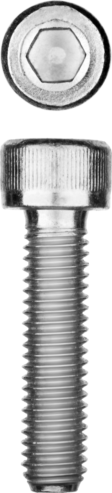 Винт DIN 912, М10x25 мм, 5 кг (210 шт.), кл. пр. 8.8, оцинкованный, ЗУБР — Официальный партнер ЗУБР в России