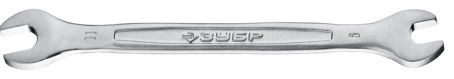 Гаечный ключ рожковый ЗУБР 9х11 мм, Cr-V сталь, хромированный, 27010-09-11_z01 Профессионал фото 1 — Официальный партнер ЗУБР в России