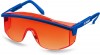 Защитные очки ЗУБР "ПРОТОН" красные, линза увеличенного размера 110483 фото 1 — Официальный партнер ЗУБР в России