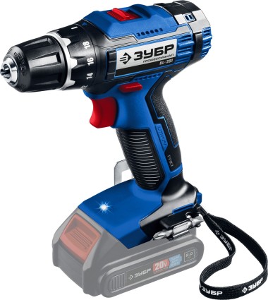 Дрель-шуруповерт ЗУБР 20 В, без АКБ, в коробке, DL-201 Профессионал — Официальный партнер ЗУБР в России