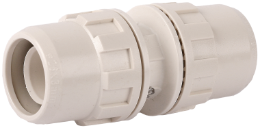 Соединитель ЗУБР &quot;ШиреФит&quot; &quot;штуцер с гайкой - штуцер с гайкой&quot;, 20мм — Официальный партнер ЗУБР в России