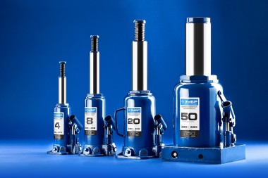 Домкрат гидравлический бутылочный T50, 6т, 215-415мм, в кейсе, ЗУБР Профессионал 43060-6-K_z01 — Официальный партнер ЗУБР в России