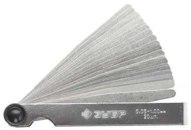 Набор ЗУБР &quot;МАСТЕР&quot; Щупы автомобильные, 0,05 - 1,00мм, 13шт — Официальный партнер ЗУБР в России