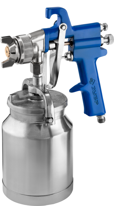 Краскопульт пневматический ЗУБР &quot;ПРОФЕССИОНАЛ&quot; &quot;ПРО Н350&quot;, с нижним бачком, 1,8мм — Официальный партнер ЗУБР в России