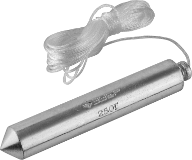 Отвес ЗУБР "МАСТЕР" строительный со шнуром, 250гр, пластиковый контейнер, 5 м, 0636-250_z01 &mdash; Официальный партнер ЗУБР в России