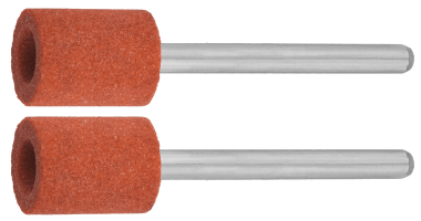 Цилиндр ЗУБР абразивный шлифовальный на шпильке, P 120, d 9,5x12,7х3,2 мм, L 45мм, 2шт — Официальный партнер ЗУБР в России