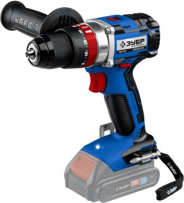 Ударная дрель-шуруповерт ЗУБР 20 В, бесщеточная, без АКБ, в коробке, DBS-201 Профессионал — Официальный партнер ЗУБР в России