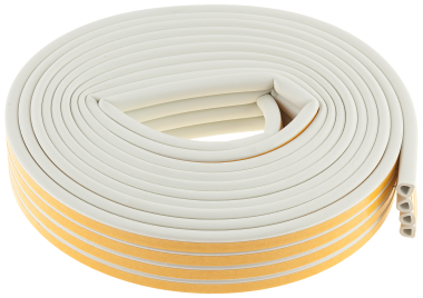 Уплотнитель ЗУБР резиновый самоклеящийся, профиль &quot;D&quot;, белый, 16м — Официальный партнер ЗУБР в России