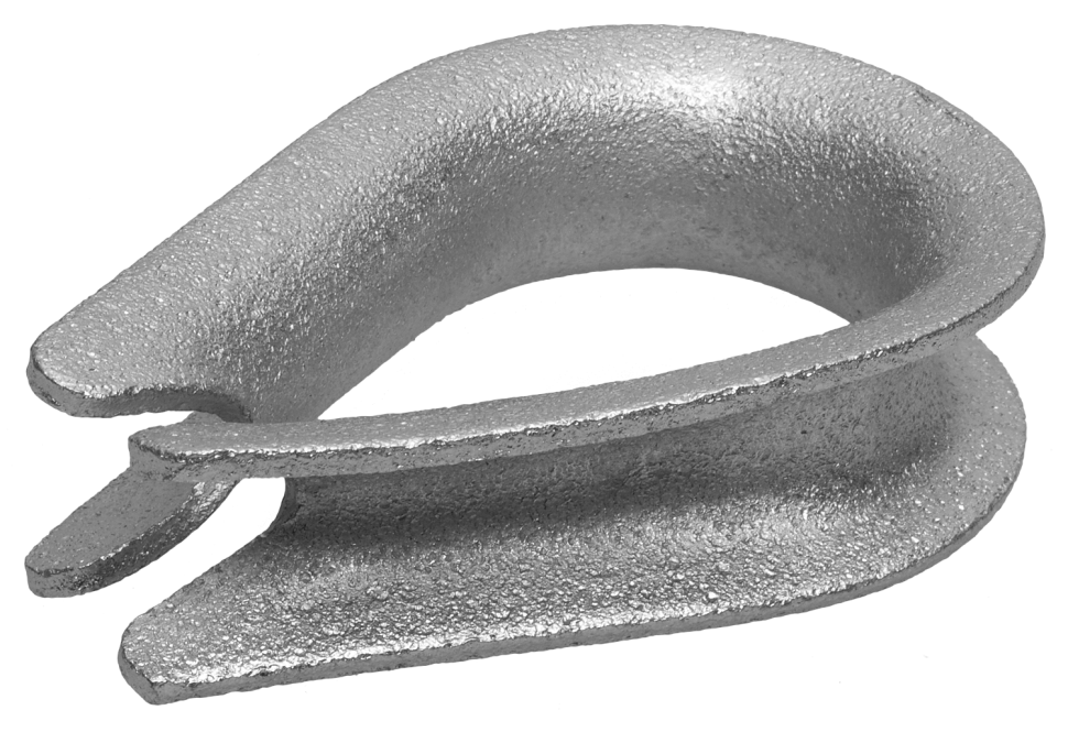 Коуш DIN 6899, 6мм, 50 шт, оцинкованный, ЗУБР фото 1 &mdash; Официальный партнер ЗУБР в России