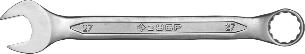 Комбинированный гаечный ключ 27 мм, ЗУБР 27087-27_z01 фото 1 — Официальный партнер ЗУБР в России