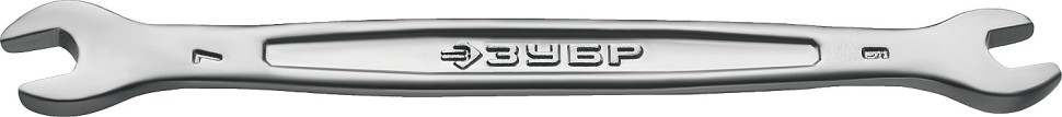 Гаечный ключ рожковый ЗУБР 6х7 мм, Cr-V сталь, хромированный, 27010-06-07_z01 Профессионал фото 1 — Официальный партнер ЗУБР в России
