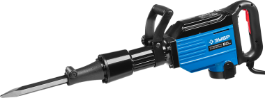 Молоток отбойный &quot;Бетонолом&quot;, ЗУБР Профессионал ЗМ-50-2000 ВК, HEX28, 50 Дж, 20 кг, 1400 уд/мин, 2000 Вт, АВТ, кейс — Официальный партнер ЗУБР в России