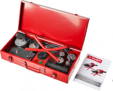 ЗУБР 800 Вт, паяльник для полипропиленовых труб, 6 насадок в комплекте (АСТ-800) — Официальный партнер ЗУБР в России