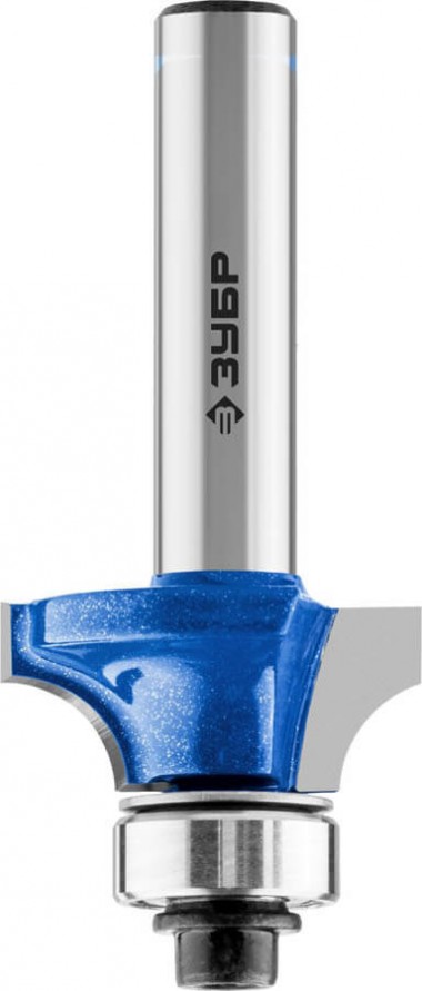 Фреза кромочная калевочная №1, D=22,2мм, рабочая длина-9,4мм, радиус-4,8мм, хв.-8мм, d-12,7мм, ЗУБР Профессионал — Официальный партнер ЗУБР в России