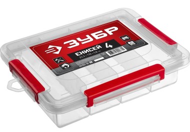 Органайзер ЕНИСЕЙ-4 ЗУБР 252 х 176 х 58 мм (10&quot;), пластиковый, 38193-10_z01 — Официальный партнер ЗУБР в России