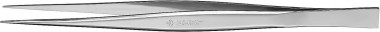 Пинцет ЗУБР д/электроники и точной механики, нерж. сталь, антимагнит, прямой, 165мм, 22211-1-160 — Официальный партнер ЗУБР в России