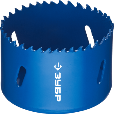 Коронка биметаллическая d-68мм, быстрорежущая сталь, глубина сверления до 38мм, 29531-068_z01 ЗУБР — Официальный партнер ЗУБР в России