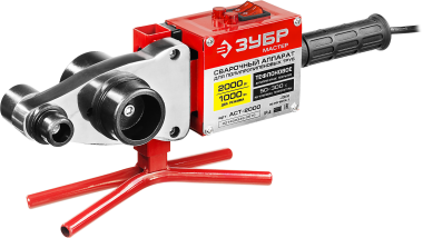 ЗУБР 2000 / 1000 Вт, паяльник для полипропиленовых труб, 6 насадок в комплекте (АСТ-2000) — Официальный партнер ЗУБР в России