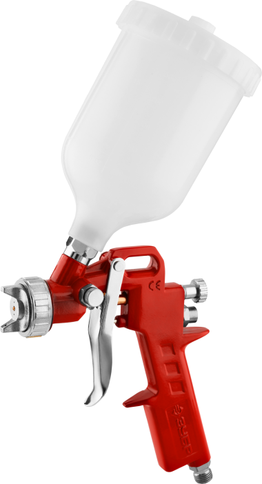Краскопульт пневматический ЗУБР &quot;МАСТЕР&quot; &quot;МС 200&quot;, c верхним бачком, 1,3мм — Официальный партнер ЗУБР в России
