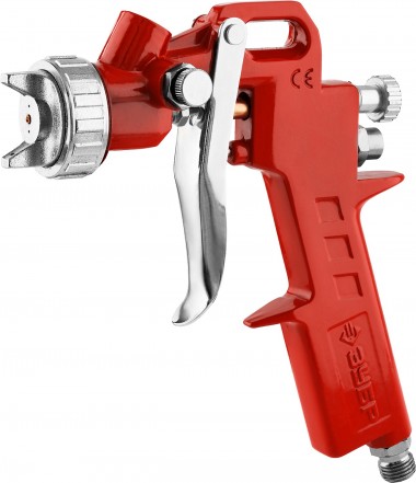 Краскопульт пневматический ЗУБР &quot;МАСТЕР&quot; &quot;МС 200&quot;, c верхним бачком, 1,3мм — Официальный партнер ЗУБР в России