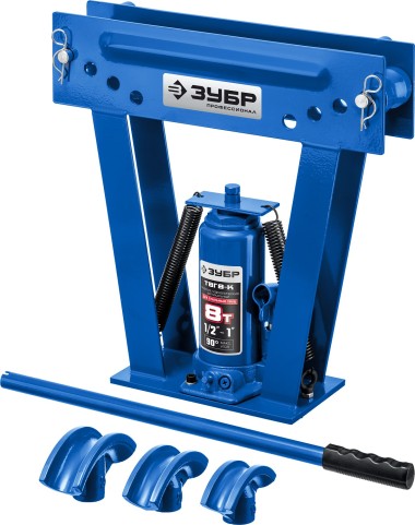 Трубогиб гидравлический ручной вертикальный ЗУБР ТГВ-8-K, 8 т, кейс, 43078-08-K_z01 — Официальный партнер ЗУБР в России