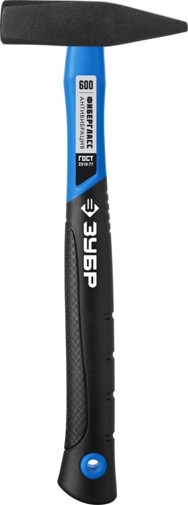 ЗУБР 600г, молоток слесарный с фиберглассовой рукояткой, Профессионал 20020-06_z01 — Официальный партнер ЗУБР в России