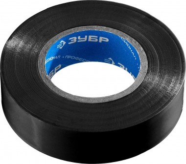 ЗУБР Электрик-20 Изолента ПВХ, напряжение до 6000В, не поддерживает горение, 20м (0,16x19мм), чёрная 1234-2_z02 — Официальный партнер ЗУБР в России