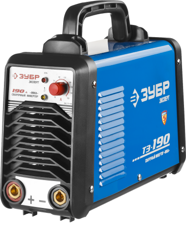Инвертор сварочный, ЗУБР Профессионал ЗАС-Т3-190, 190А, MMA,IGBT,Форсаж дуги,Горячий старт,Антиприлипание эл-да,ПВ-60%,220В (мин 160В) — Официальный партнер ЗУБР в России