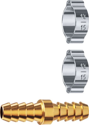 Соединитель с хомутами ЗУБР 10 мм, 64925-10 Профессионал — Официальный партнер ЗУБР в России