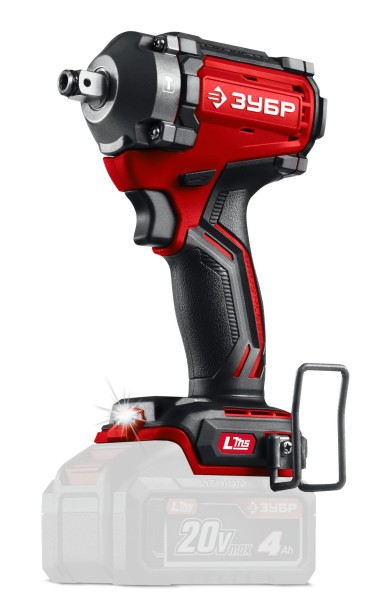 ЗУБР  20 В, 350 Н·м, без АКБ (LMS), бесщеточный ударный гайковерт (ГБУ-350) — Официальный партнер ЗУБР в России