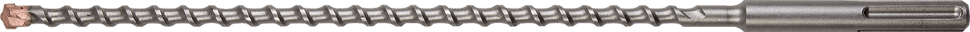 Бур ЗУБР по бетону, "SDS-max", монолитный крестообразный наконечник, 12x540мм, ZU-29350-540-12_z01 фото 1 — Официальный партнер ЗУБР в России