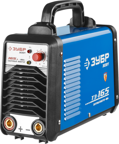 Инвертор сварочный, ЗУБР Профессионал ЗАС-Т3-165, 165А, MMA,IGBT,Форсаж дуги,Горячий старт,Антиприлипание эл-да,ПВ-60%,220В (мин 160В) — Официальный партнер ЗУБР в России