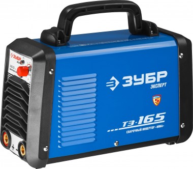 Инвертор сварочный, ЗУБР Профессионал ЗАС-Т3-165, 165А, MMA,IGBT,Форсаж дуги,Горячий старт,Антиприлипание эл-да,ПВ-60%,220В (мин 160В) — Официальный партнер ЗУБР в России