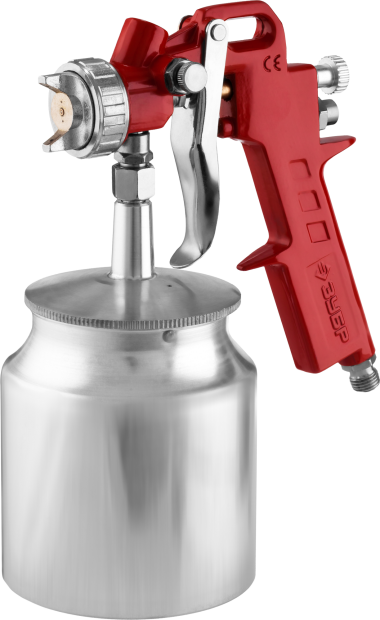 Краскопульт пневматический ЗУБР &quot;МАСТЕР&quot; &quot;МС Н200&quot;, с нижним бачком, 1,3мм — Официальный партнер ЗУБР в России