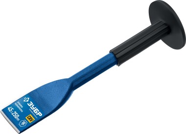 Зубило-конопатка ЗУБР 45х250 мм, с протектором 2123-45 Профессионал — Официальный партнер ЗУБР в России