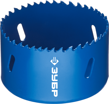 Коронка биметаллическая d-76мм, быстрорежущая сталь, глубина сверления до 38мм, 29531-076_z01 ЗУБР — Официальный партнер ЗУБР в России