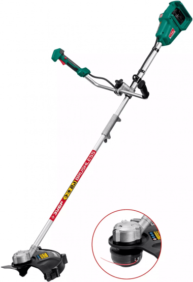 Триммер ЗУБР бесщеточный, 36В, 2х18В АКБ (4Ач) &quot;МАСТЕР&quot; ТАБ-365-22 — Официальный партнер ЗУБР в России