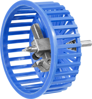 Сверло ЗУБР &quot;ЭКСПЕРТ&quot; регулируемое, с изменяемым резцом, по кафелю и керамике, &quot;Балеринка&quot;, d=20-90мм, с защитной решеткой, 3334_z01 — Официальный партнер ЗУБР в России