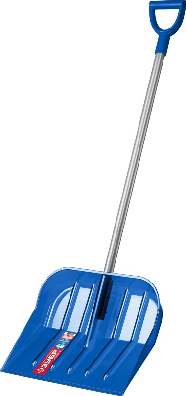 ЗУБР АНГАРА, снеговая лопата, алюминиевый черенок, ковш из поликарбоната 460мм (39981) Профессионал &mdash; Официальный партнер ЗУБР в России
