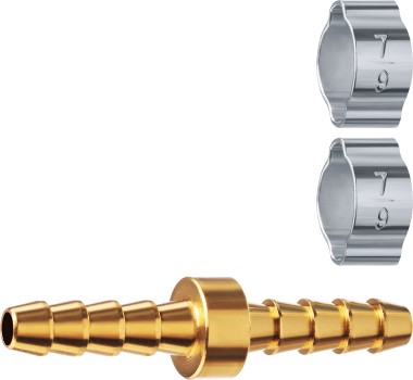 Соединитель с хомутами ЗУБР 6 мм, 64925-06 Профессионал — Официальный партнер ЗУБР в России