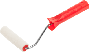 ЗУБР ВЕЛЮР, 15 х 100 мм, бюгель 6 мм, ворс 4 мм, 100% шерсть, для лаков и эмалей, малярный валик (03536-10) &mdash; Официальный партнер ЗУБР в России