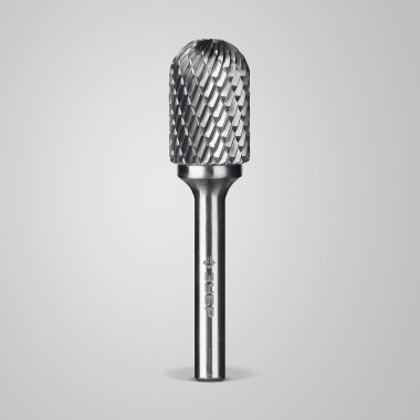 ЗУБР 16х25 мм, тип C (цилиндр со сферическим концом), хв-к 6 мм, твердосплавная борфреза, ПРОФЕССИОНАЛ (28802-16-25) &mdash; Официальный партнер ЗУБР в России