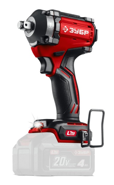 ЗУБР 20 В, 500 Н·м, без АКБ (LMS), бесщеточный ударный гайковерт (ГБУ-500) — Официальный партнер ЗУБР в России