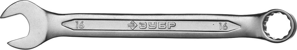 Комбинированный гаечный ключ 16 мм, ЗУБР 27087-16_z01 фото 1 — Официальный партнер ЗУБР в России